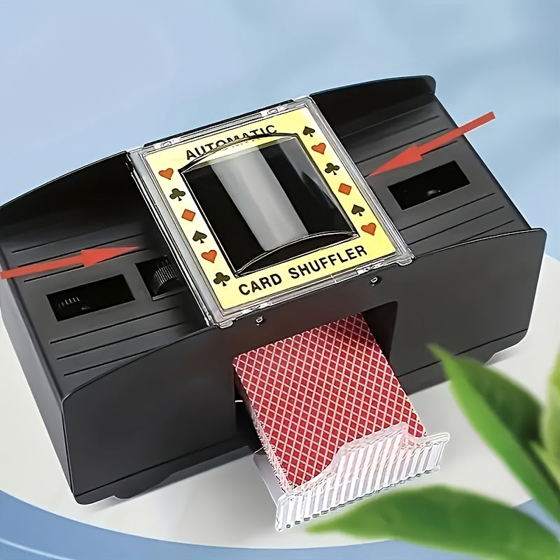 Dual Deck Automatic Card Shuffler for Poker Blackjack