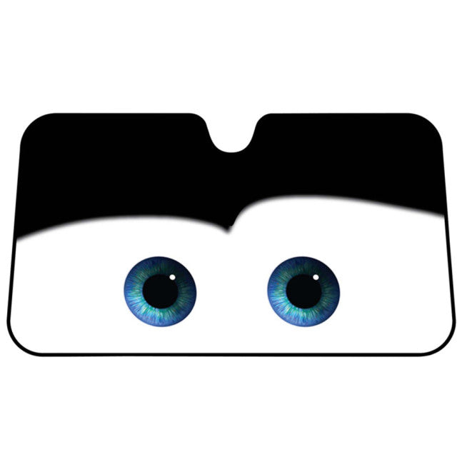 6 Colors Eyes Heated Windshield Sunshade Car Window Windscreen Cover Sun Shade Auto Sun Visor Car-covers Car Solar Protection